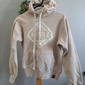 Muskoka Bear Wear Beige Hoodie